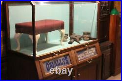 Vintage O'Mally's Haberdashery Display Cabinet