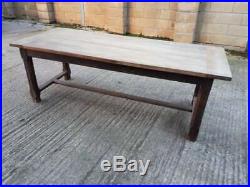 Vintage Oak French Refectory Dining Table