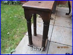 Vintage Oak Furniture Antique Plant Stand Plant Table Plant Stall Gothic Wood