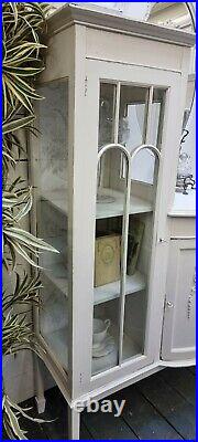 Vintage Painted Victorian Style Display Cabinet Shabby Chic CAN ARRANGE COURIER
