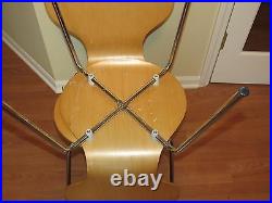 Vintage Pair Of MID Century Modern Ant Chairs Bentwood Arne Jacobsen Inspired