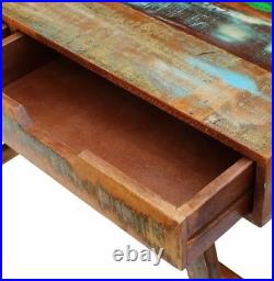 Vintage Retro Desk Mid Century Style Wood Writing Table Office Furniture Rustic
