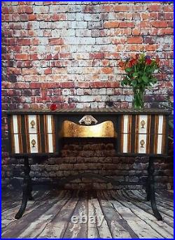 Vintage Retro Holly Wood Glamour Dresser Console Table