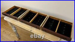 Vintage Small Table Top Drawers, Opticians, Apothecary, Industrial, Old, Cabinet