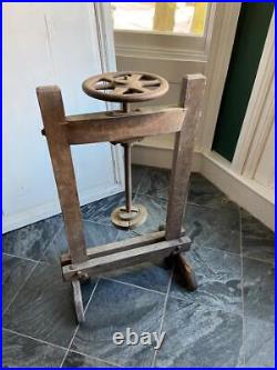Vintage Solid Wood Press. Decorative Item