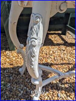 Vintage Style French Carved Console Demi Lune Table Delivery Available