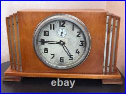 Vintage USSR Soviet Board Clock Vladimir. NOT Working. Repair required
