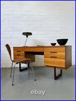 Vintage Uniflex Gunter Hoffsted Teak Desk. Danish Retro Mid Century G Plan