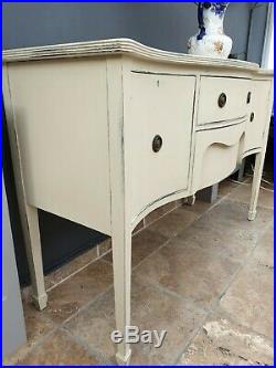 Vintage antique french style shabby chic cupboard / sideboard