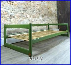 Vintage mid century 1960s wood frame sofa bed settee couch daybed retro DELIVERY