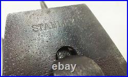 Vtg antique Stanley bailey no. 8 smooth bottom wood jointer plane 2 pat dates