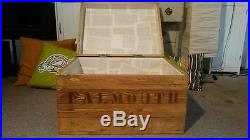 Wooden Chest Trunk Blanket Box Coffee Table Vintage Style TV Stand Rustic